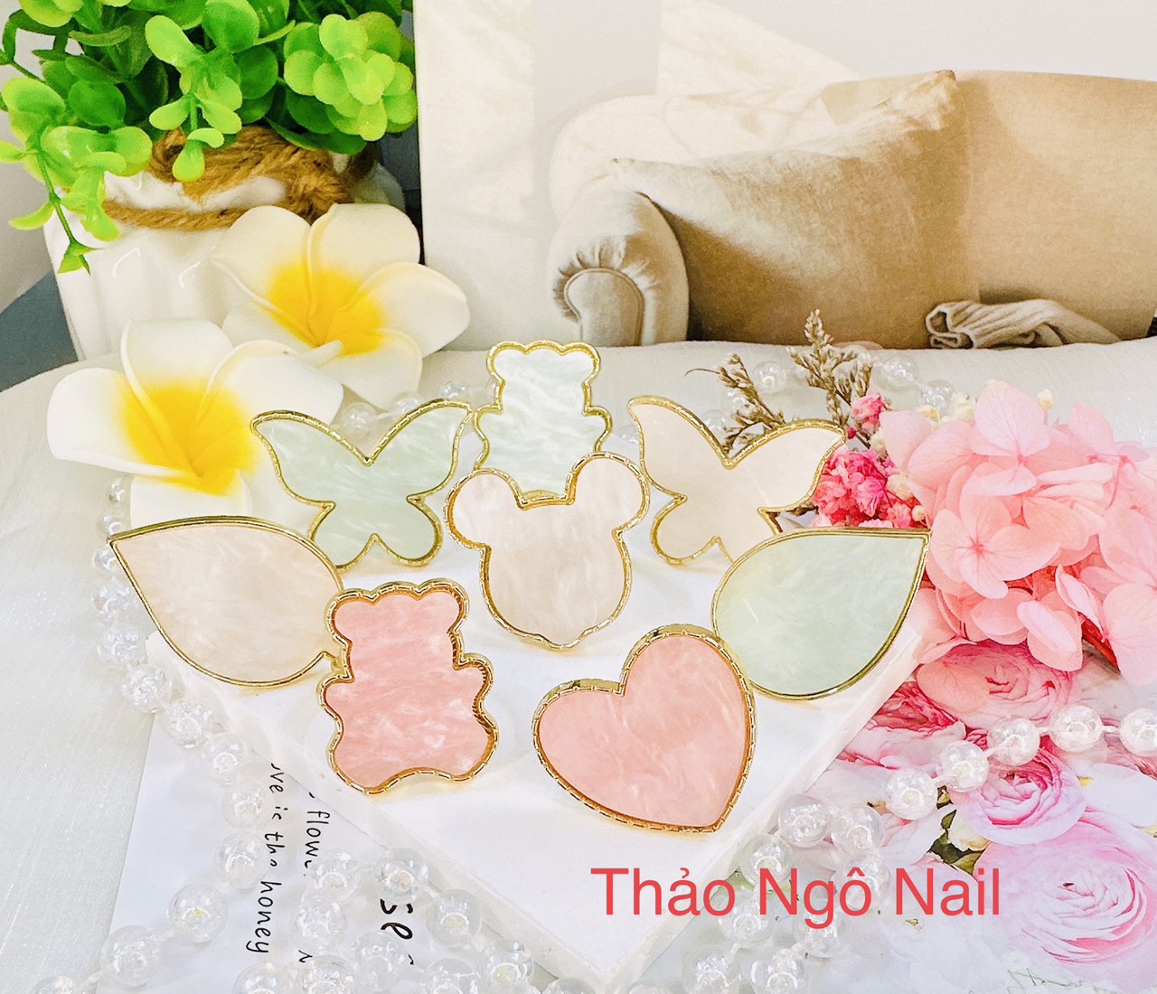 Nhẫn pha sơn vẽ nail - dụng cụ làm móng
