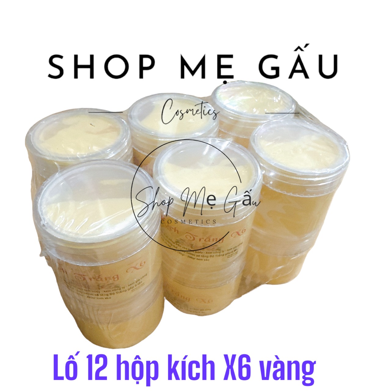 KEm kích trắng X6 màu vàng