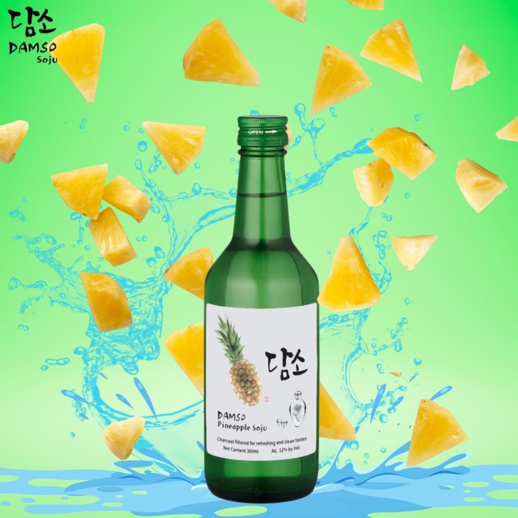 SoJu DamSo Hàn Quốc Vị Dứa 360ml
