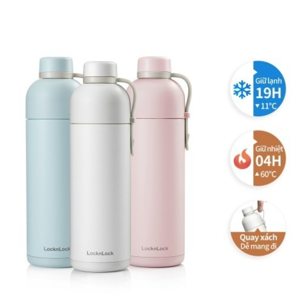 [HCM]Bình giữ nhiệt LocknLock Belt Bottle LHC4267 490ml