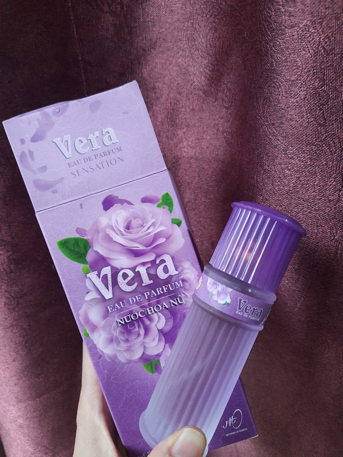 Nước hoa vera tím ngọt dịu hương cỏ hoa lưu hương tốt 40ml