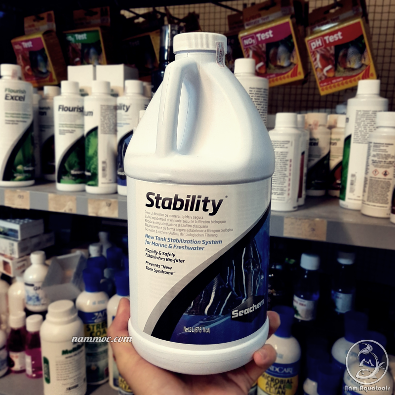 Seachem STABILITY (can 2 Lít) | Vi Sinh Sống Cho Hồ Cá Thuỷ Sinh