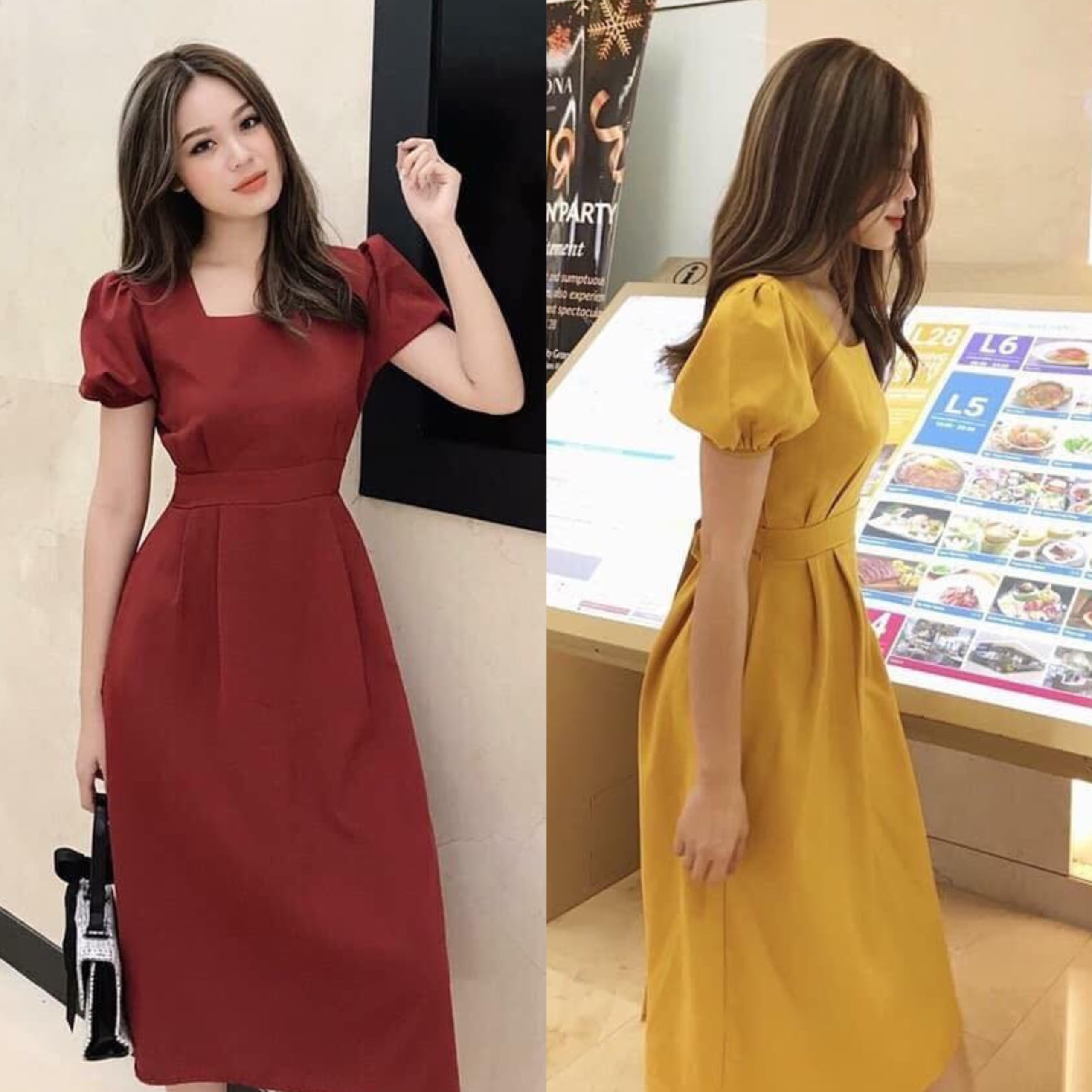 [HCM]Đầm Nữ Ôm Eo Cổ Điển Thanh Lịch NGOCTRANSHOP - NT8144