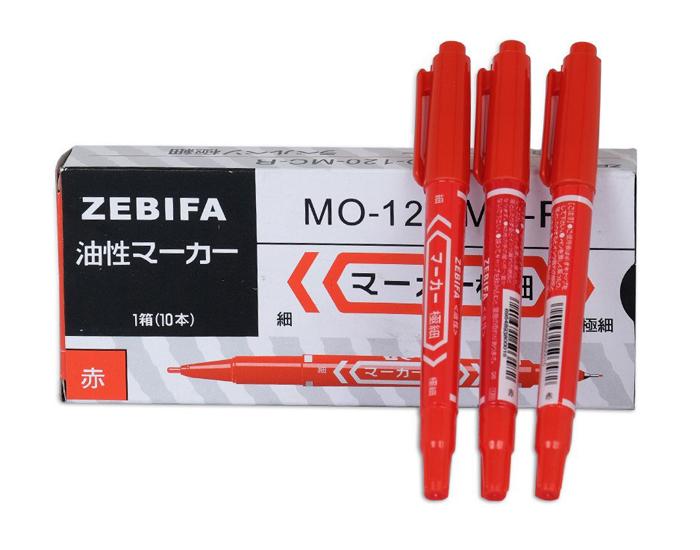 [HCM]Hộp 10 cây bút lông dầu kim( Bút lông 2 đầu) ZEBRA