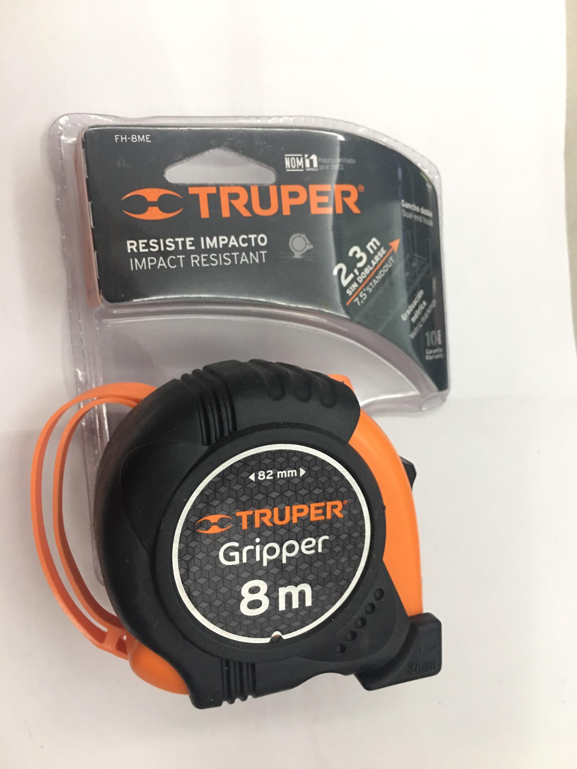 Thước cuốn thép 8m Truper 15389