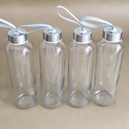 Bình nước thủy tinh DETOX 500ML [ CÓ QUAI XÁCH ]
