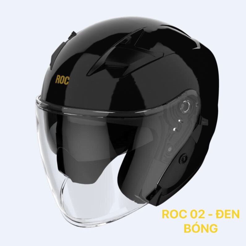 MŨ BẢO HIỂM 2 KÍNH LÓT THÁO RỜI ROC 02