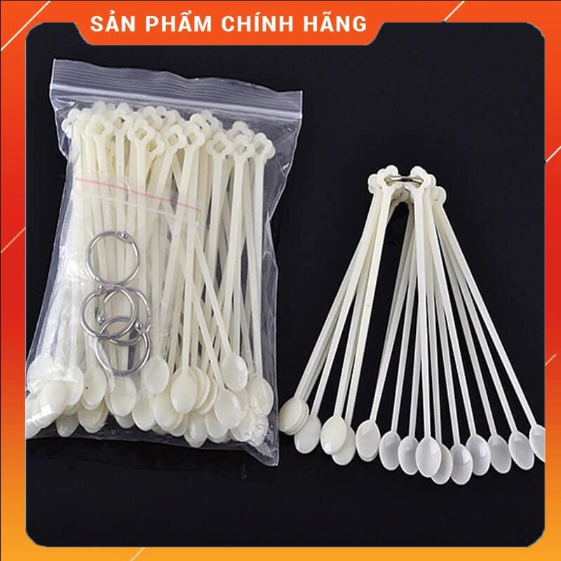 Móng que sơn mẫu nail - túi 50 chiếc, móng que kẹo tròn MOON NAIL