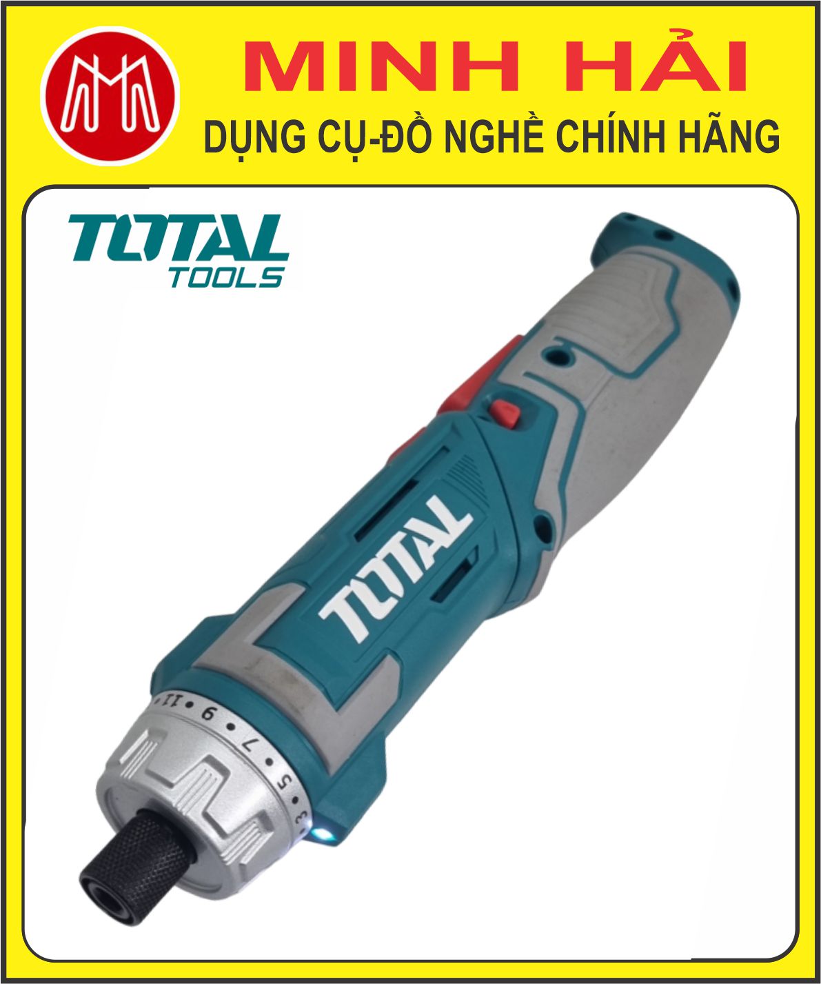 Máy siết vít dùng pin Lithium 8V TOTAL TSDLI0802