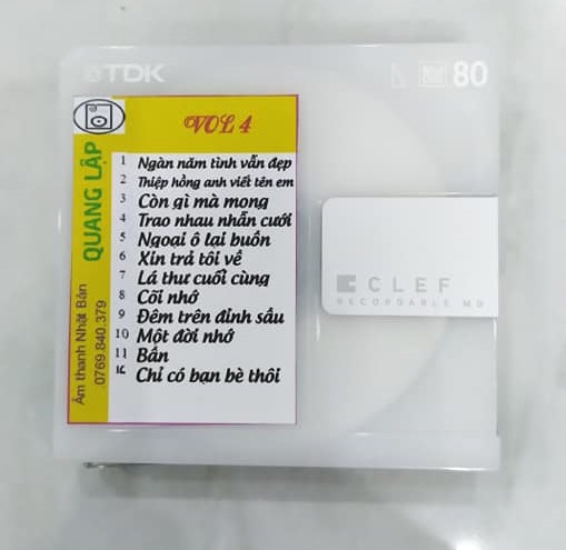 [MDCD] Bộ 5 Đĩa MD Quang Lập Vol 1 - 5 - Đĩa MD Mini Disc