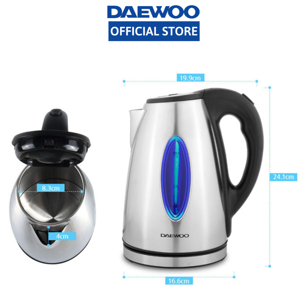 Daewoo Ấm siêu tốc DEK-D1000 1.7L (1800w) -Hàng chính hãng