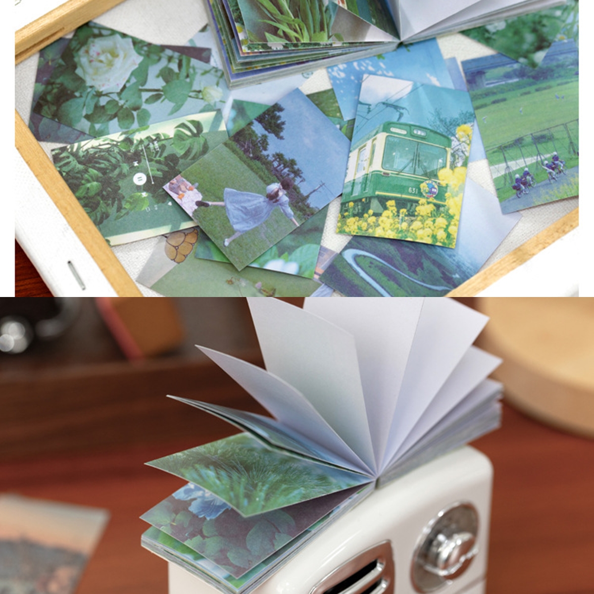 Cuốn 50 miếng sticker mẫu ảnh chụp cuộc sống