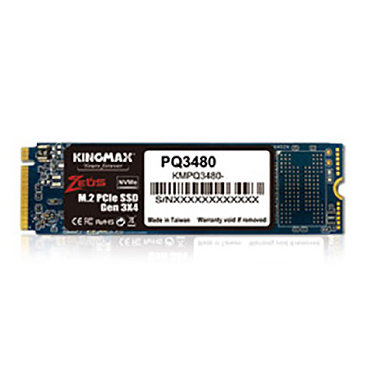 Ổ cứng ssd kingmax pq3480 128gb m.2 pcie gen 3x4 - hàng chính hãng