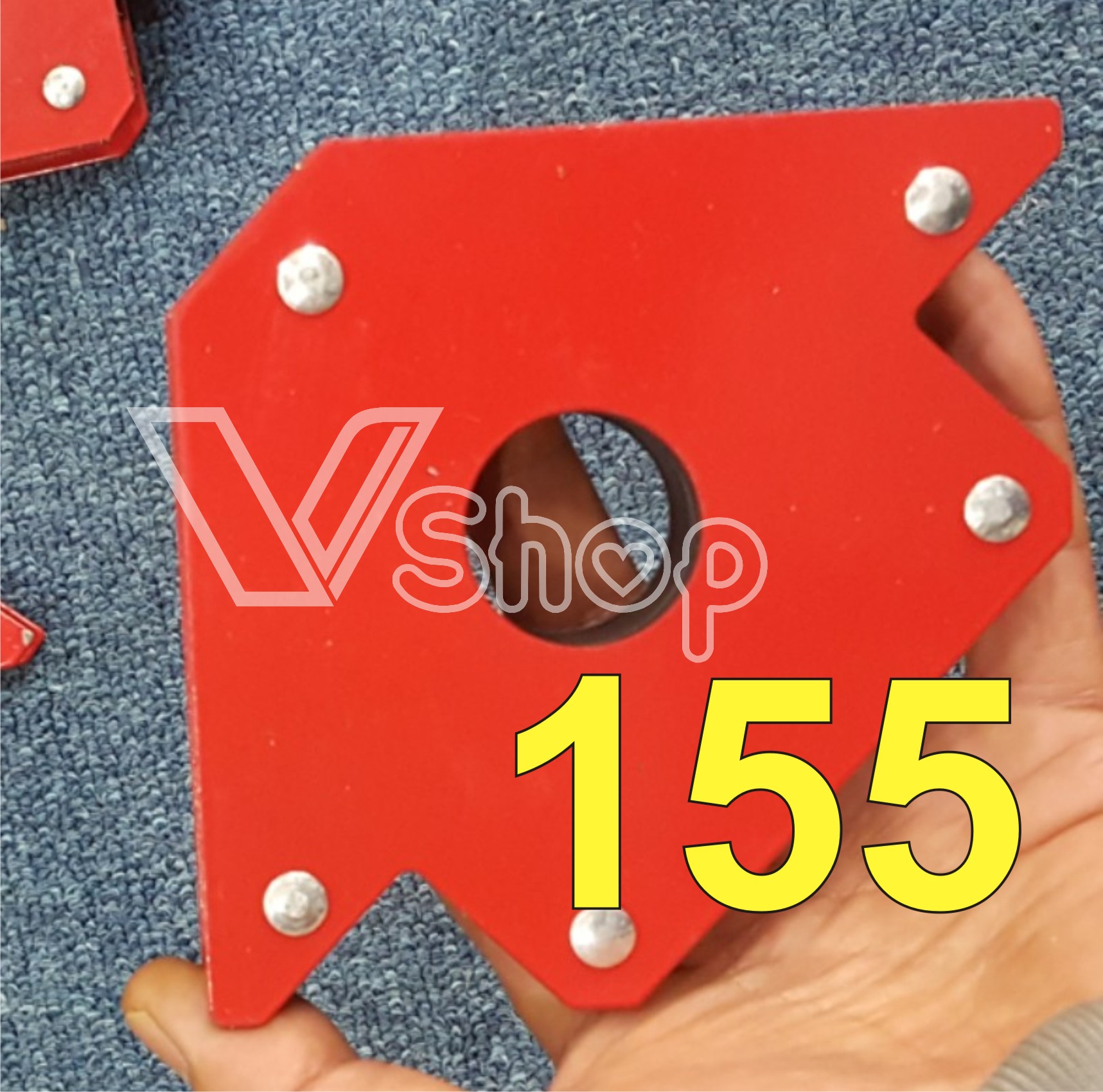 Nam châm định vị, hàn khung sắt loại trung 155mm
