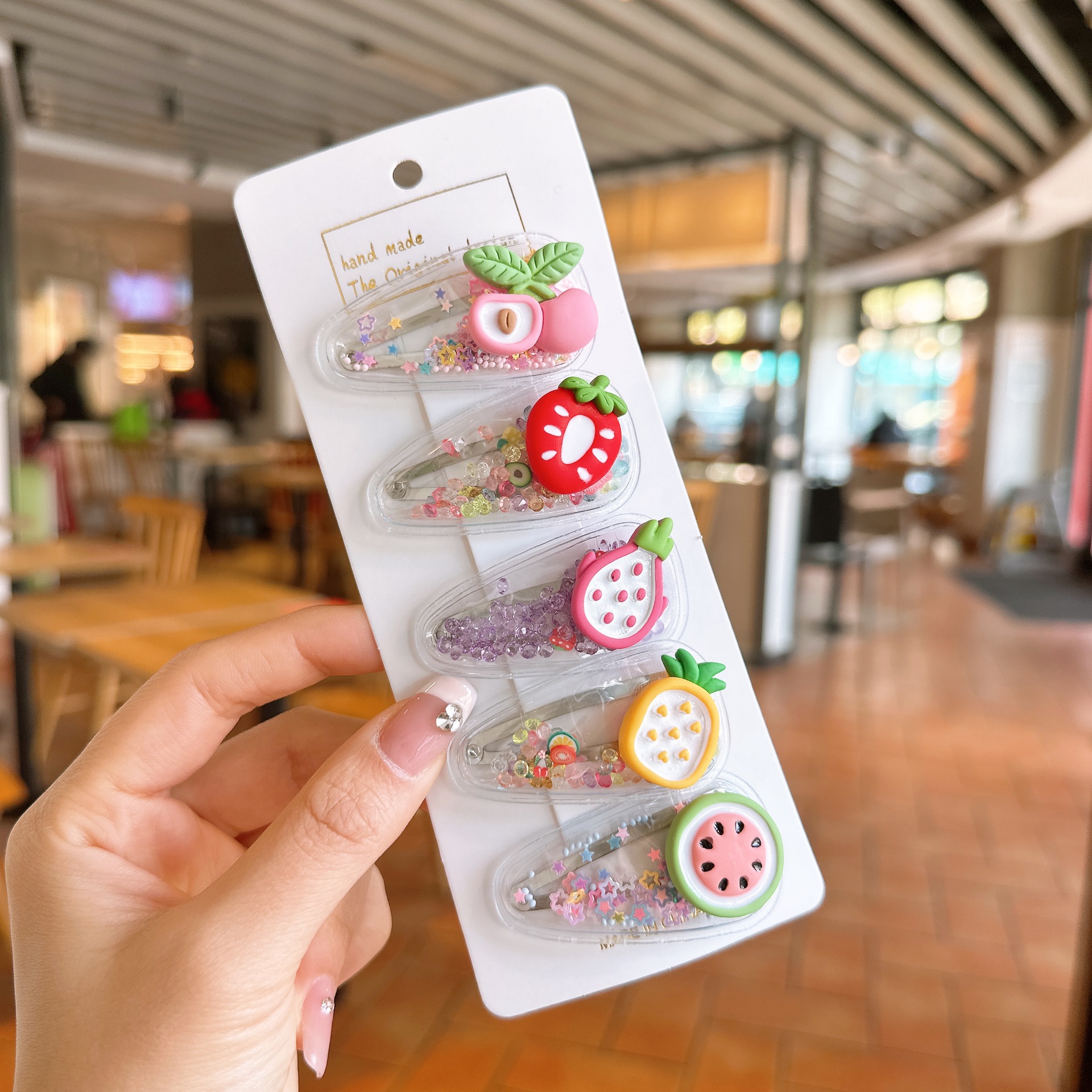 Set 2 kẹp mái kim tuyến bấm tóc mái - mix ngẫu nhiên