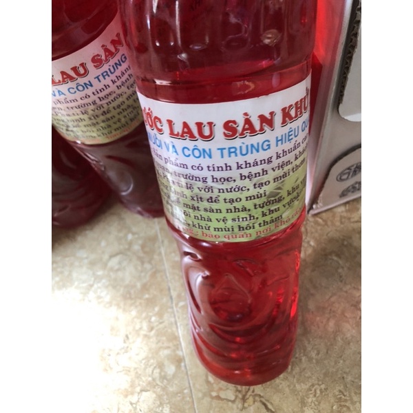 Nước lau sàn nhà, bệnh viện đuổi trùng diệt vi khuẩn chai 1,5 lít cực hiệu quả
