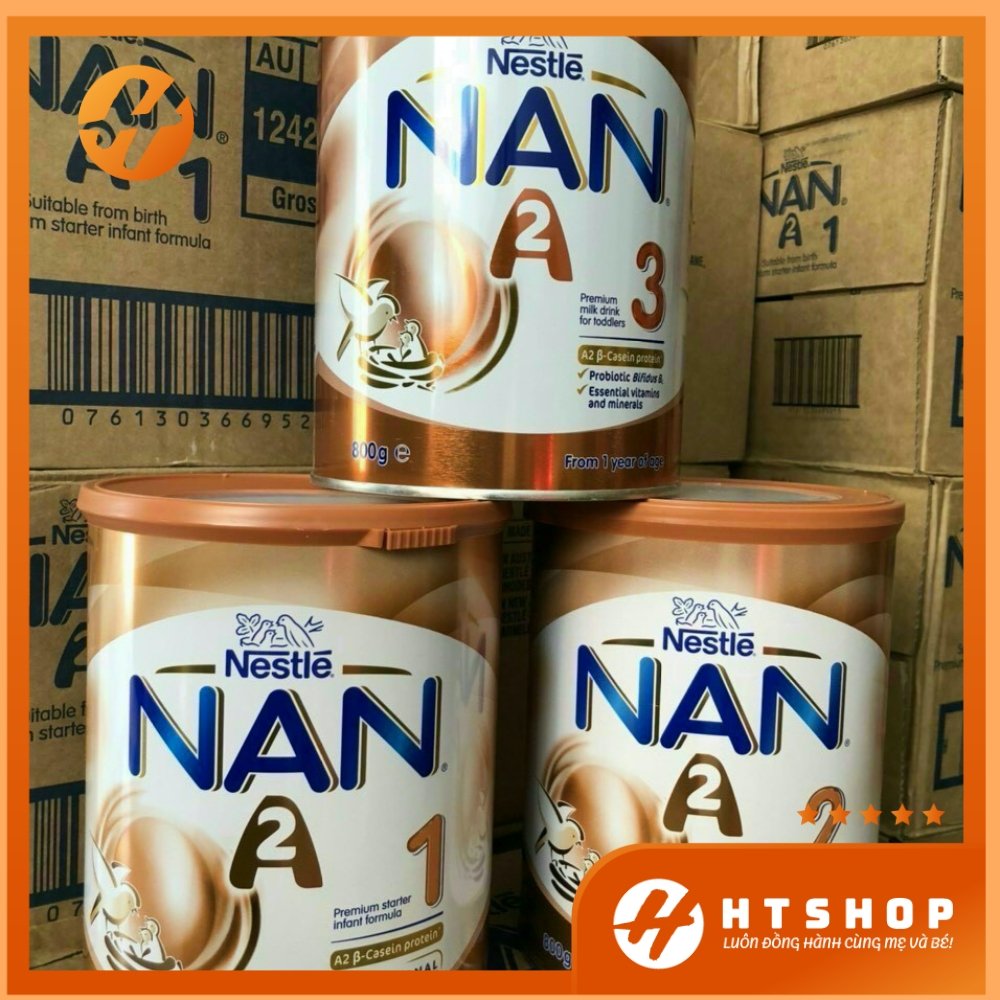 Sữa Bột Nan A2 Nội Địa Úc Dạng Hộp 800Gram