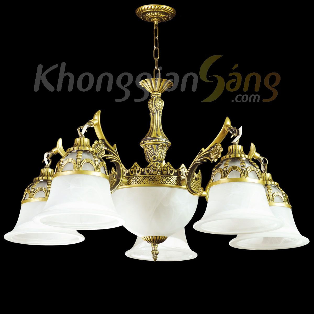 ĐÈN CHÙM CỔ ĐIỂN (PHI 700mm x H700mm) KGC-080/5