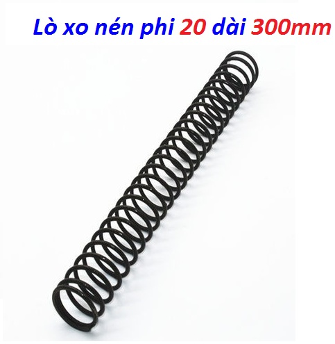 [5 cái] Lò xo nén phi 20mm dài 300mm