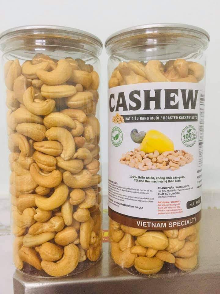 🏵️🏵️ Hạt Điều Bình Phước Rang Muối Tách Vỏ 500g