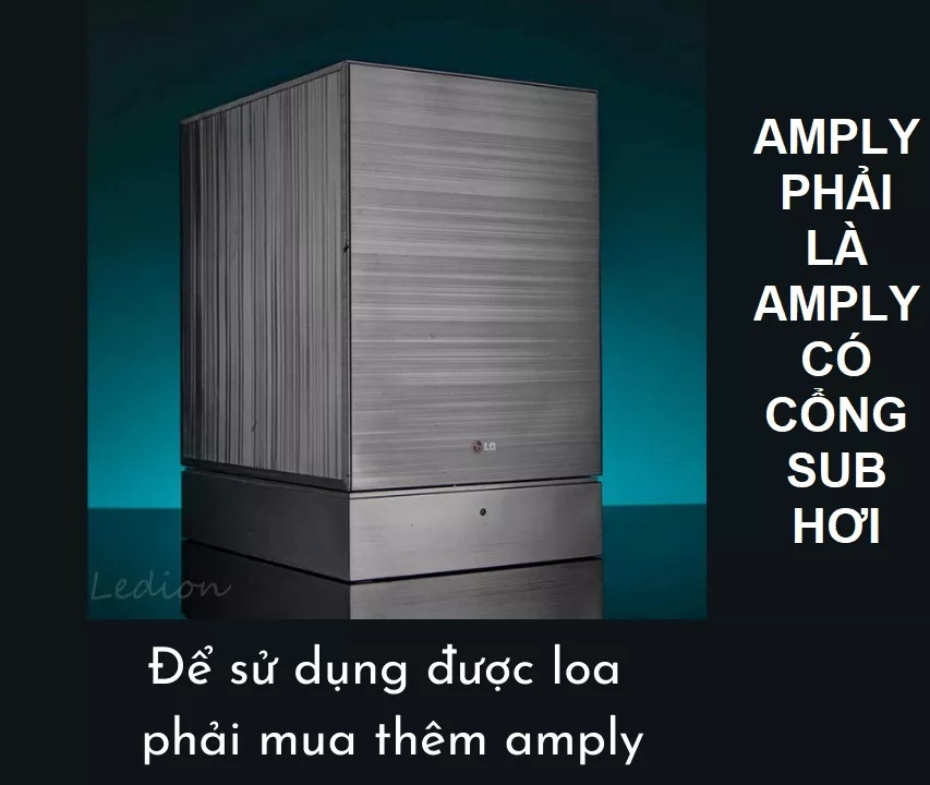 [HCM]1 cái Loa siêu trầm thụ động - Sub hơi mới 100%