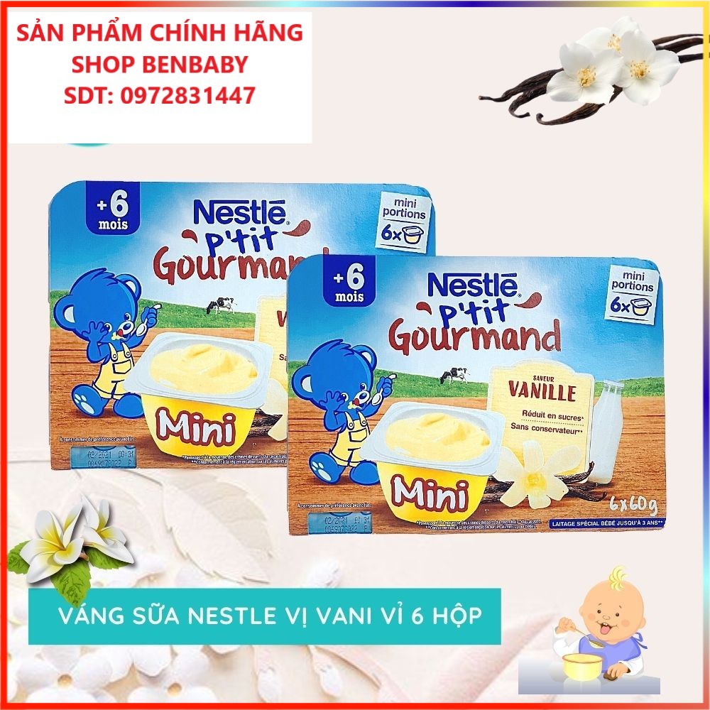 FREESHIP - MẪU MỚI Váng sữa Nestle Pháp  Date mới