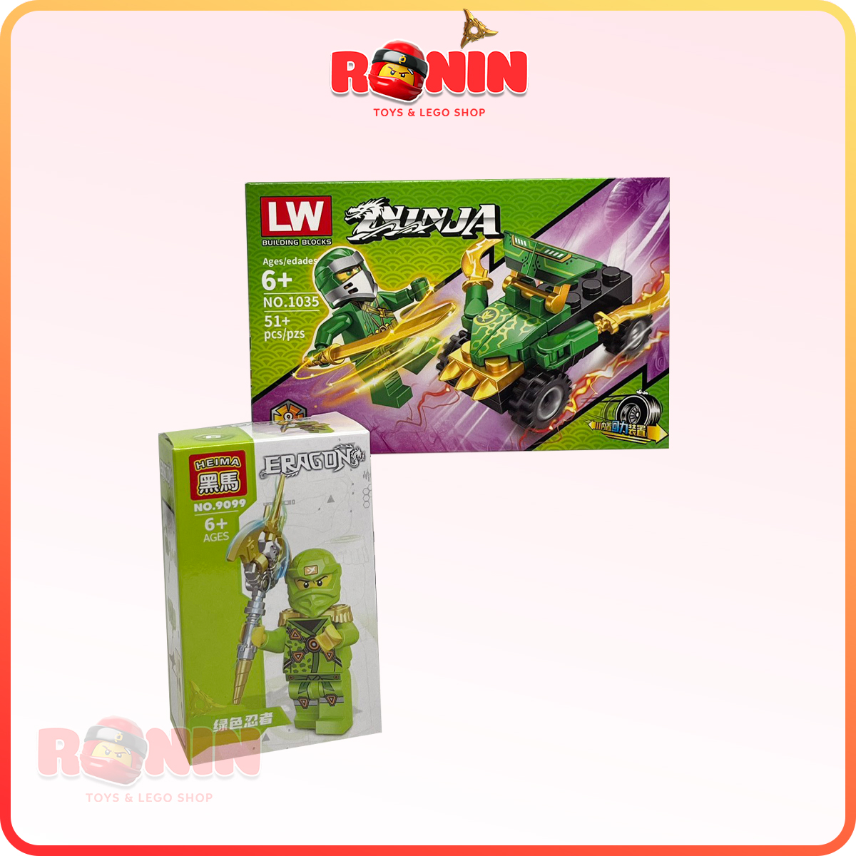 Đồ Chơi Lắp Ráp Lego Ninjago : Combo Lắp Ráp Ninja Xánh Lá Lloyds [Ninjago Bộ Theo Màu]