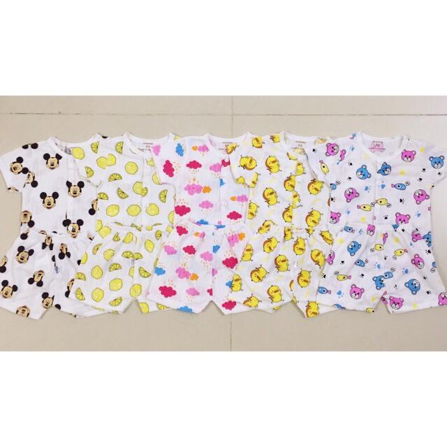 combo 5 bộ cotton giấy cho bé yêu