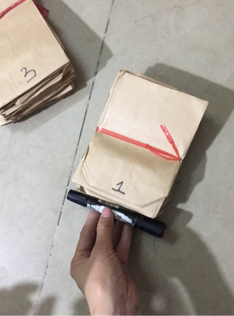 Combo 100 túi giấy xi măng