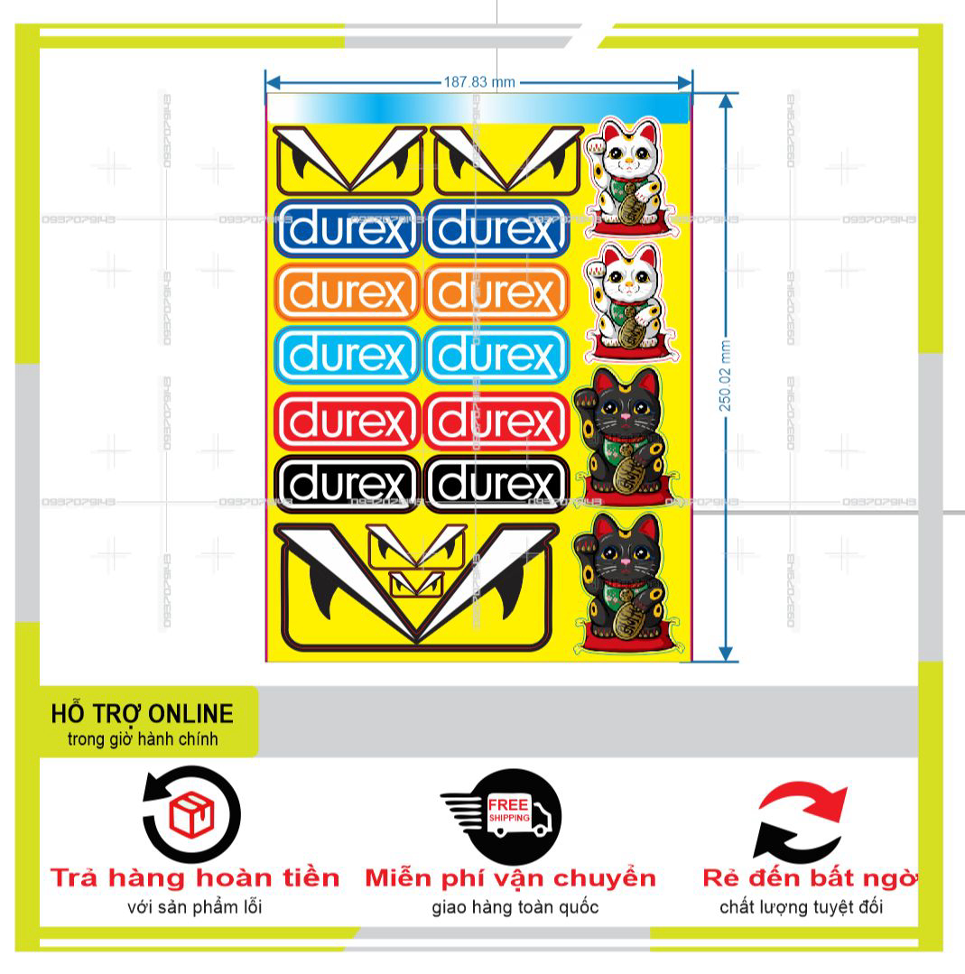 LOGO STICKER DÁN XE MÁY M36  { PHỤNG DECAL }