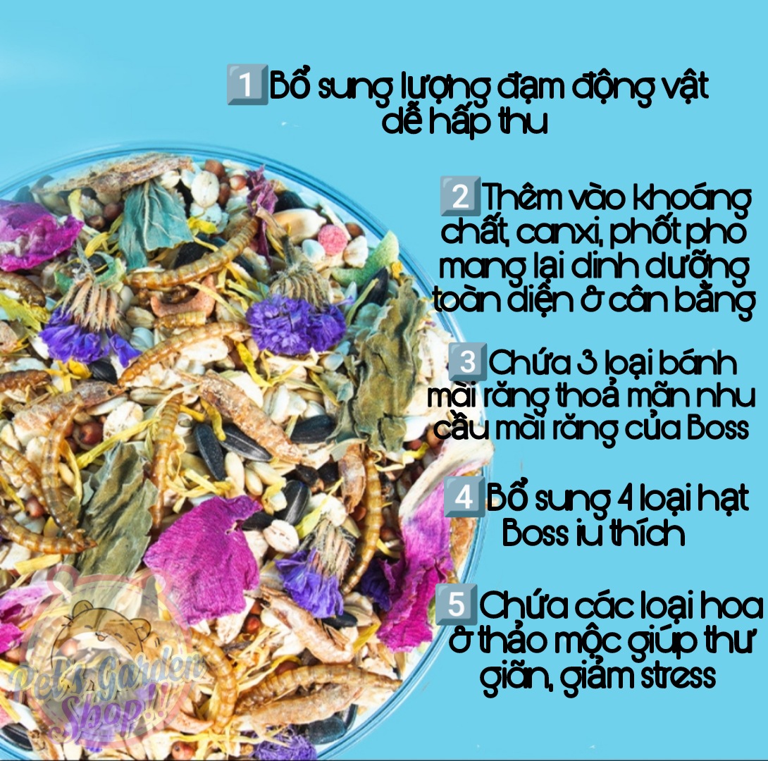 Thức ăn hải sản Jonsanty cho hamster