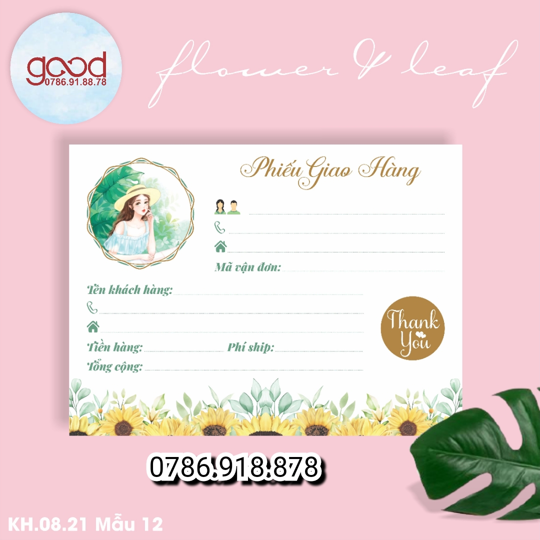 Combo 50 Phiếu Ship xinh xắn