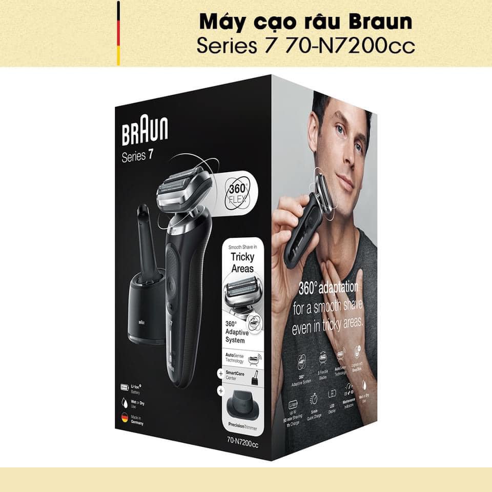 Máy cạo râu braun series 7 70-n7200cc