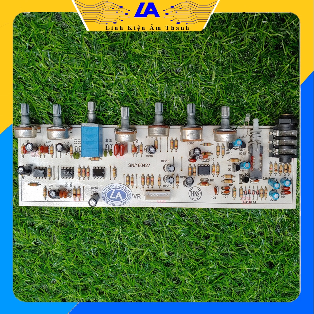Mạch mic ampli có chống hú 7 volume