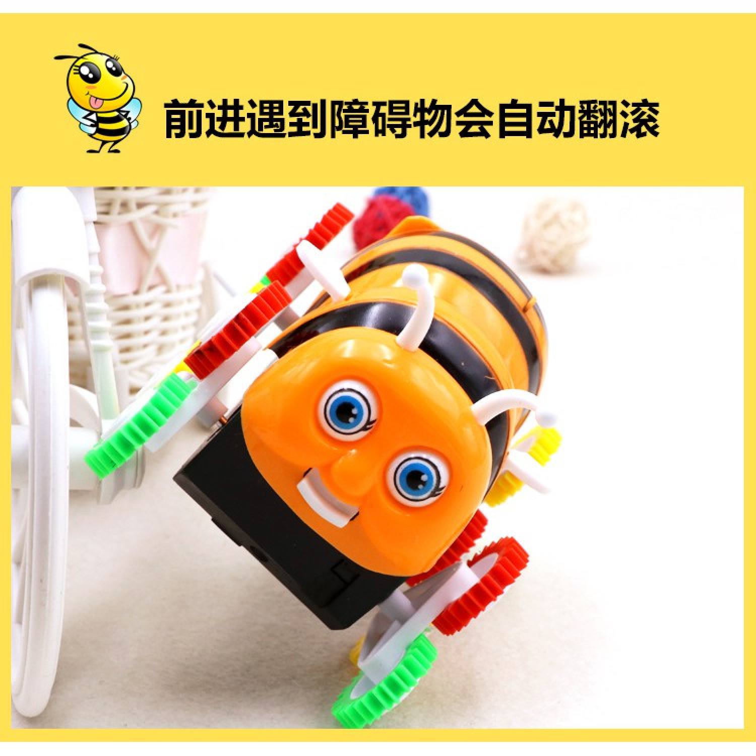Xe Đồ Chơi Con Ong Nhào Lộn Quay 360 độ Cho Bé (có kèm pin)