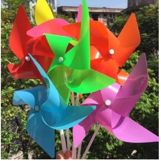 Chong chóng nhựa siêu bền đẹp ( Set 100 cái)