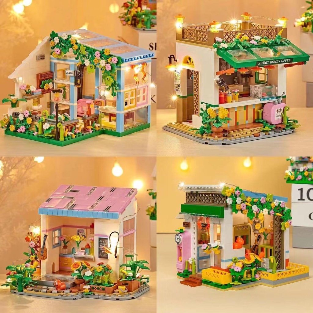 ❇ Bộ Đồ Chơi Lắp Ráp Mô Hình Đường Phố Mini Cho Bé