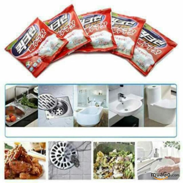 Bột thông cống vỏ đỏ Hàn Quốc