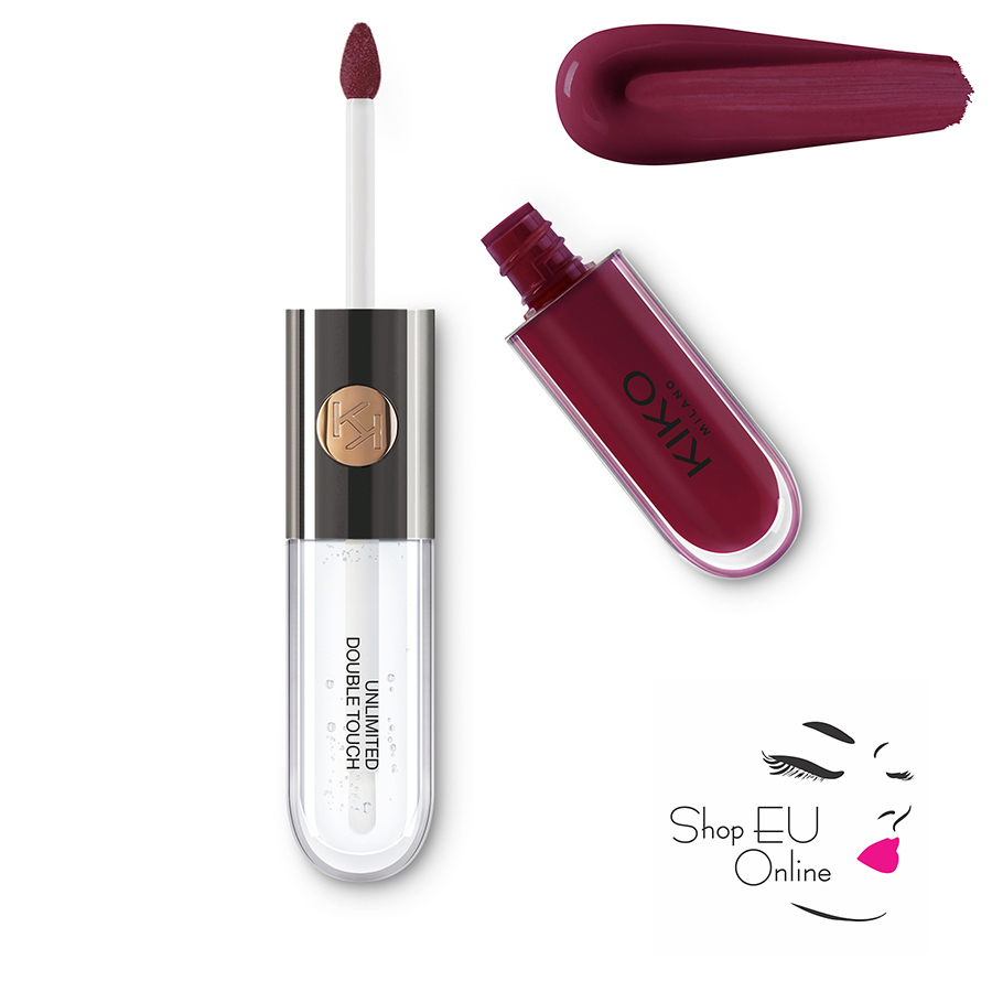 Son kem siêu lì - Son Kiko 2 đầu - Unlimited Double Touch (2 đầu: lì + bóng): lâu trôi, không khô môi