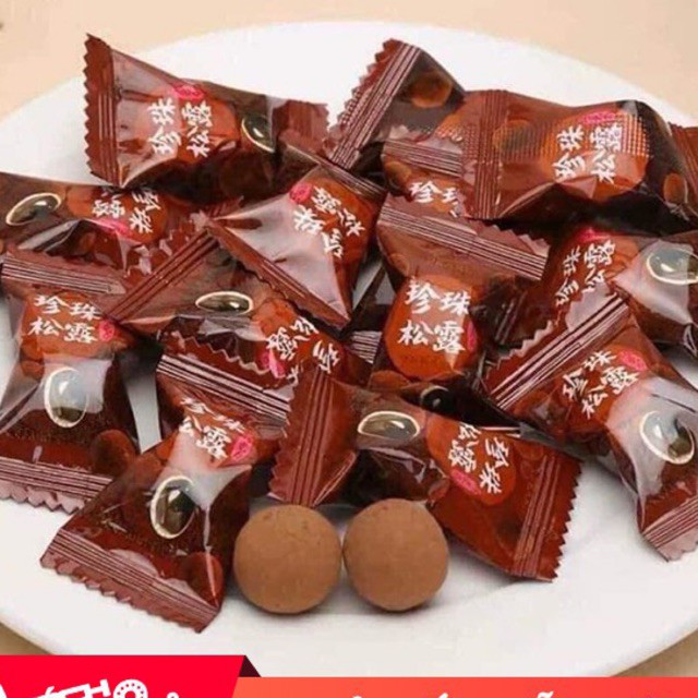 Kẹo trà sữa trân châu gói lớn 120g
