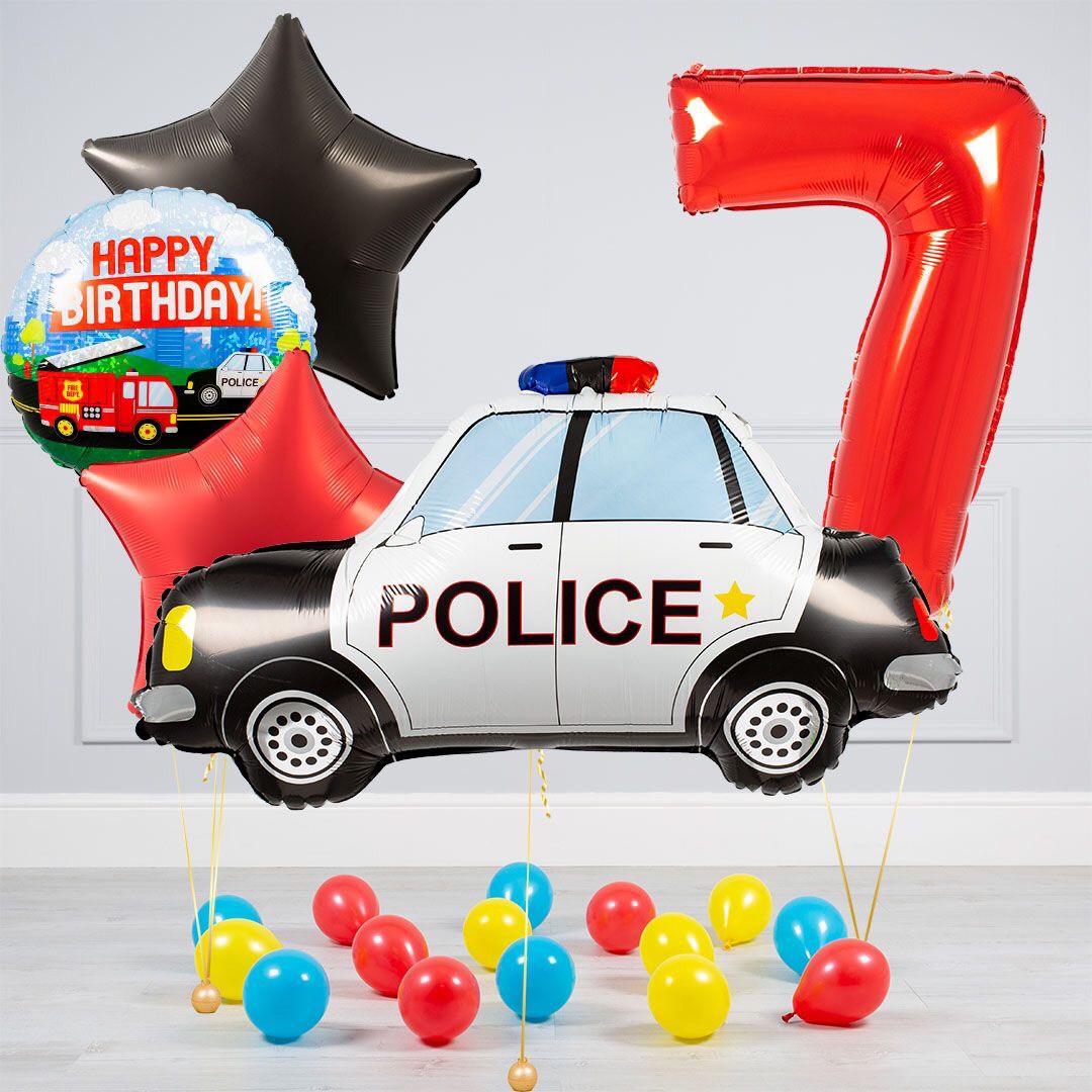 Bong Bóng Số Màu Đỏ 40cm - Red Number Foil Balloons BSO03