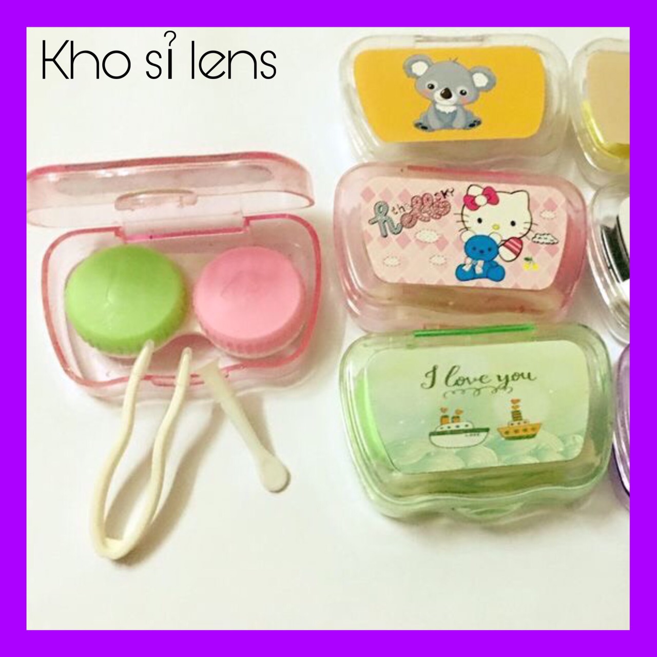 Khay gương dụng cụ hỗ trợ đeo lens (1 khay)