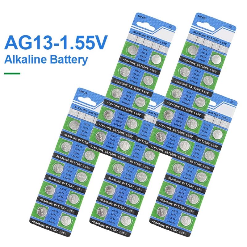 Vĩ 10 pin AG13 - LR44 VINNIC