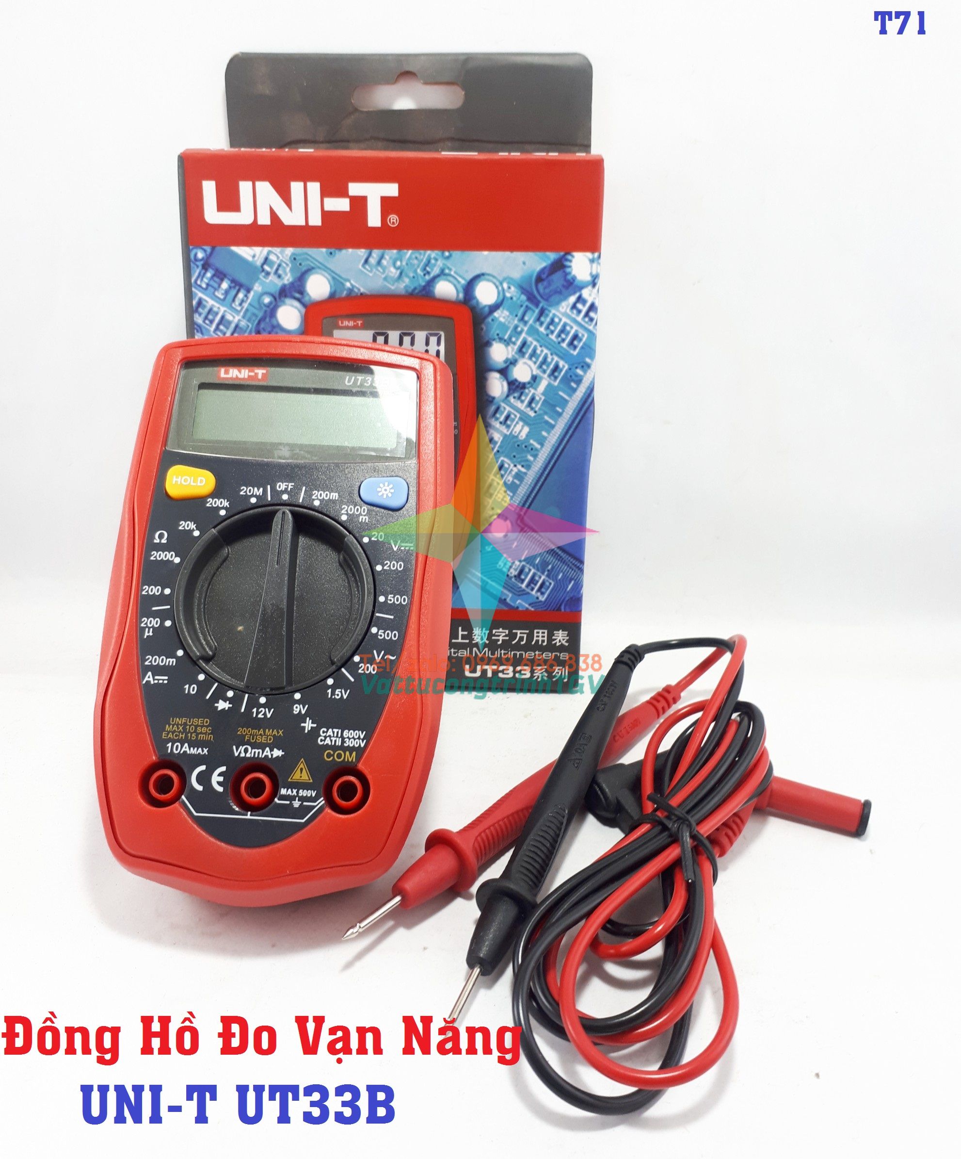 Đồng Hồ Đo Vạn Năng UNI-T UT33B