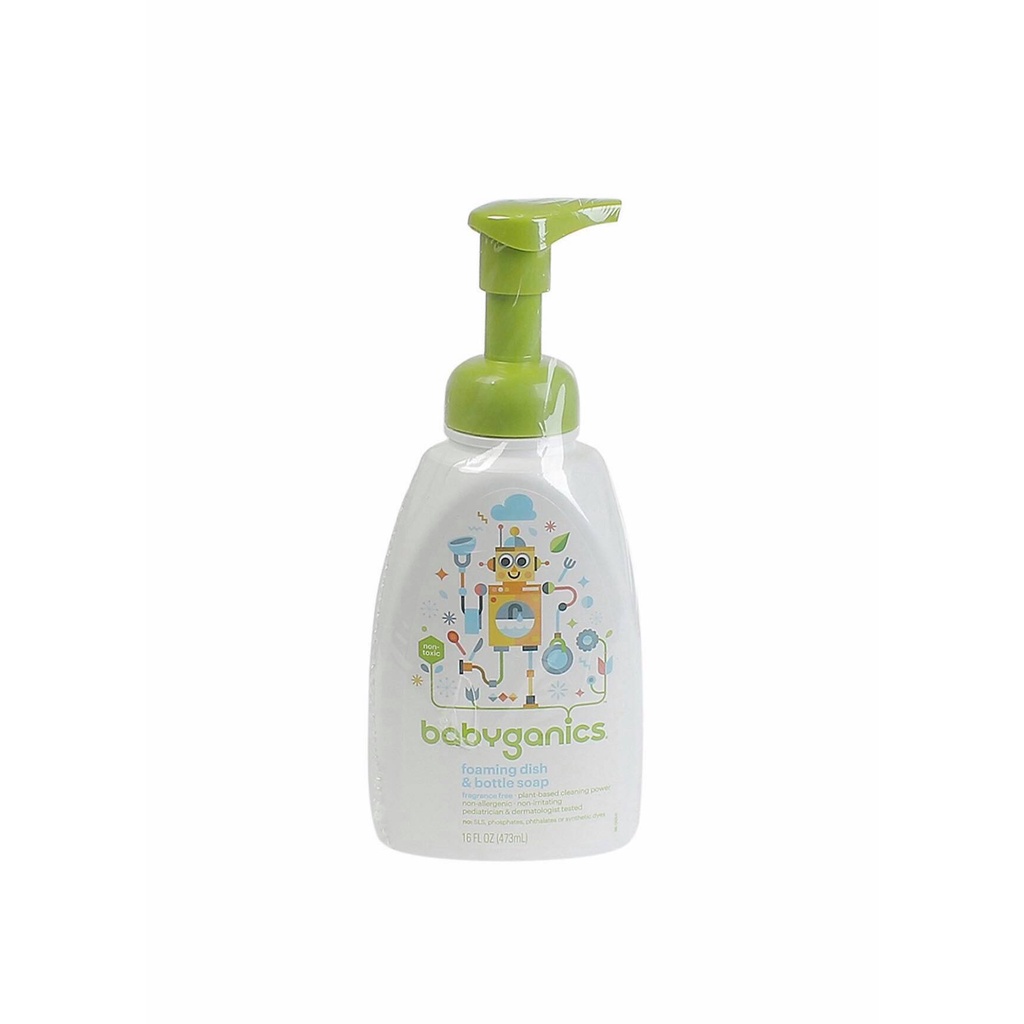 Nước rửa bình sữa Babyganics (chai 473ml - 946ml )