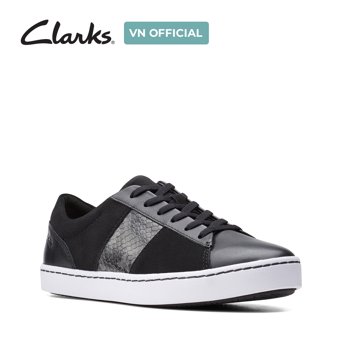 Giày Sneaker Da Nữ Clarks - Pawley Rilee
