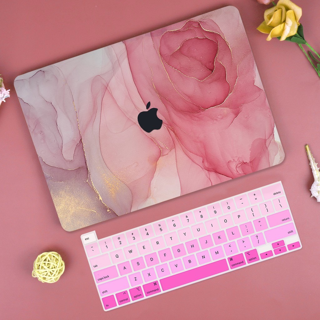Case ốp macbook kèm tấm phủ bàn phím silicon