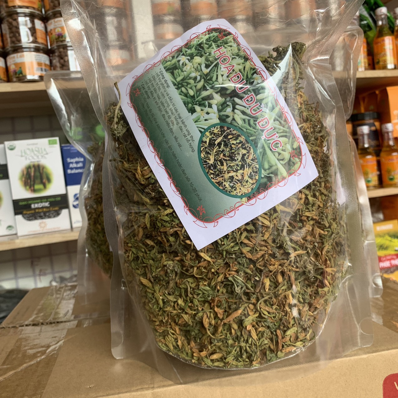 Trà hoa đu đủ tây bắc loại 1 gói 200g