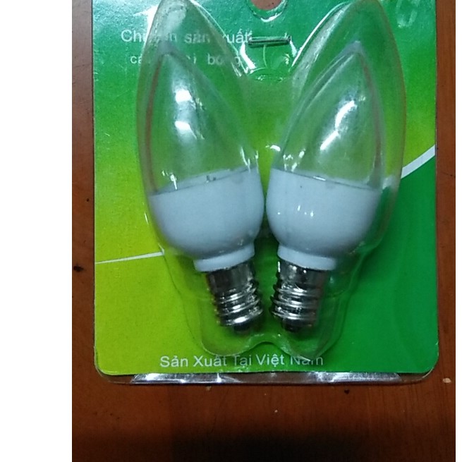 Combo 2 bóng ớt led đổi 7 màu đui đèn E12