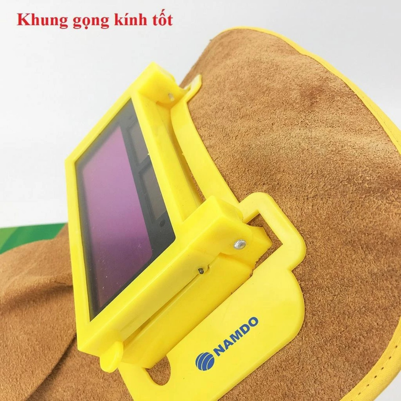 Mặt Nạ Da Hàn Che Mặt Có Kính Hàn Điện Tử